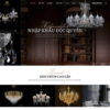 Thiết kế web bán đèn cao cấp