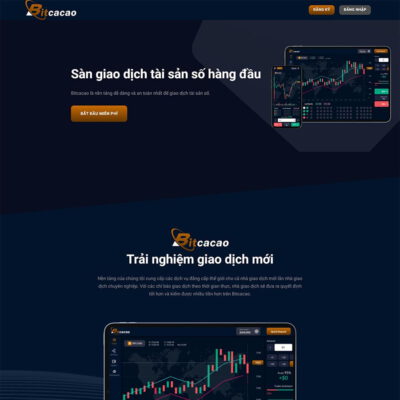 Thiết kế web giới thiệu sàn giao dịch BO