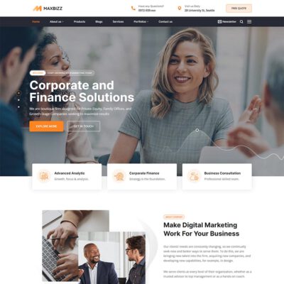 Thiết kế web giới thiệu công ty đa ngành