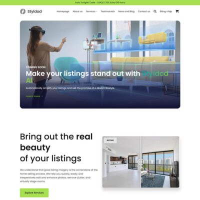 Thiết kế web công ty giải pháp không gian ảo