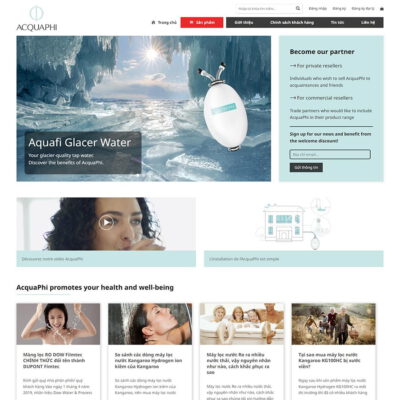 Thiết kế web bán máy lọc nước 04