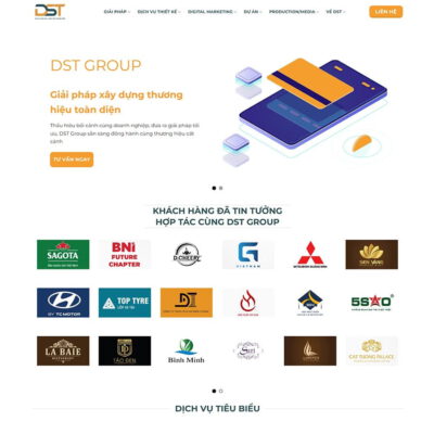 Thiết kế web công ty Digital Marketing 03