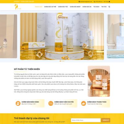 Thiết kế web mỹ phẩm 17