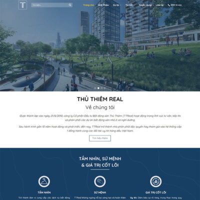 Thiết kế web bất động sản 40