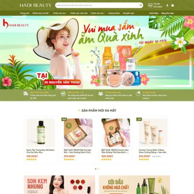 Thiết kế web mỹ phẩm 20