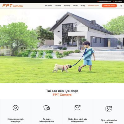 Thiết kế web bán camera FPT