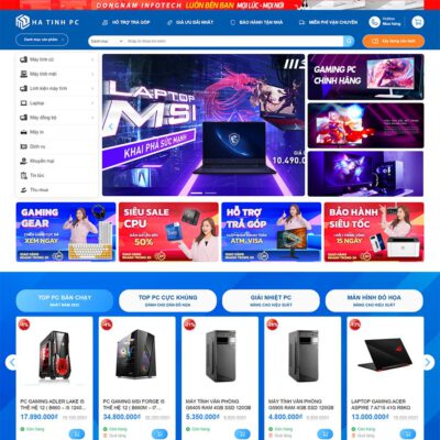 Thiết kế web bán máy tính 07