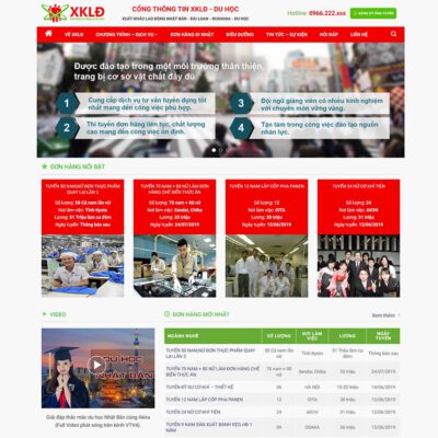 Thiết kế web xuất khẩu lao động 10