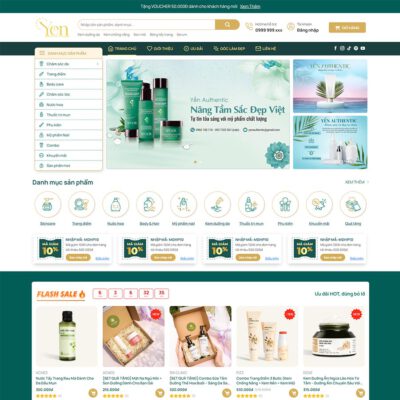 Thiết kế web mỹ phẩm 22