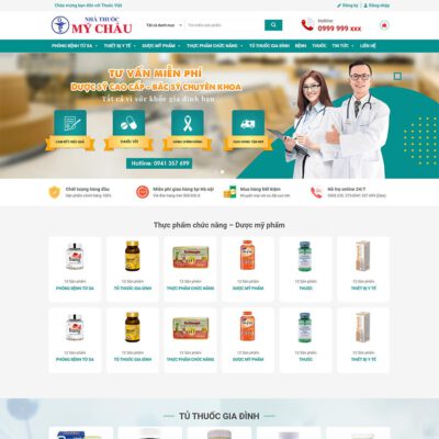 Thiết kế web nhà thuốc 05