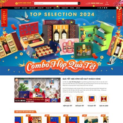 Thiết kế web bán quà tết