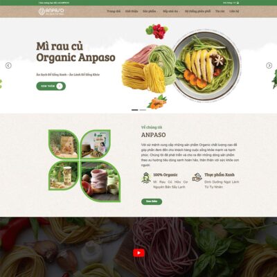 Thiết kế web thực phẩm sạch 27