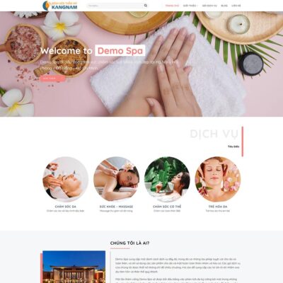 Thiết kế web Spa, làm đẹp 15