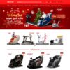 Thiết kế web bán ghế Massage, máy chạy bộ