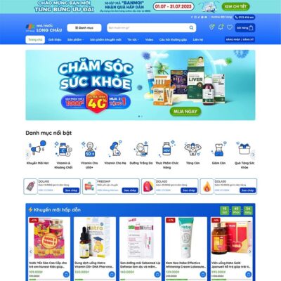 Thiết kế web nhà thuốc 07