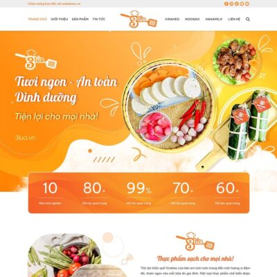 Thiết kế web thực phẩm sạch 29