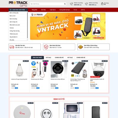 Thiết kế web thiết bị định vị và giám sát